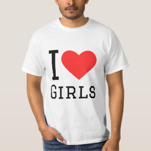 Camiseta Eu amo garotas