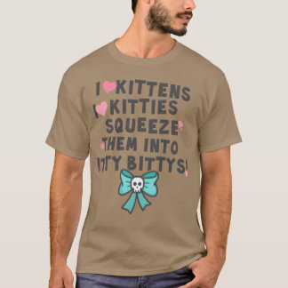 Camiseta Eu Amo Gatinhos Eu Amo Amiguinhas Gatinhas