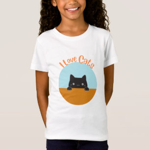 Camiseta Eu amo gatos