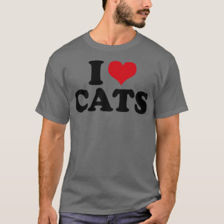 Camiseta Eu Amo Gatos
