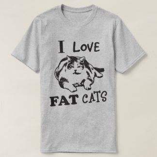CAMISETA EU AMO GATOS DO FAT!