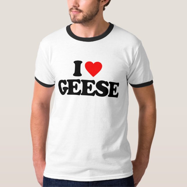 CAMISETA EU AMO GEESE (Frente)