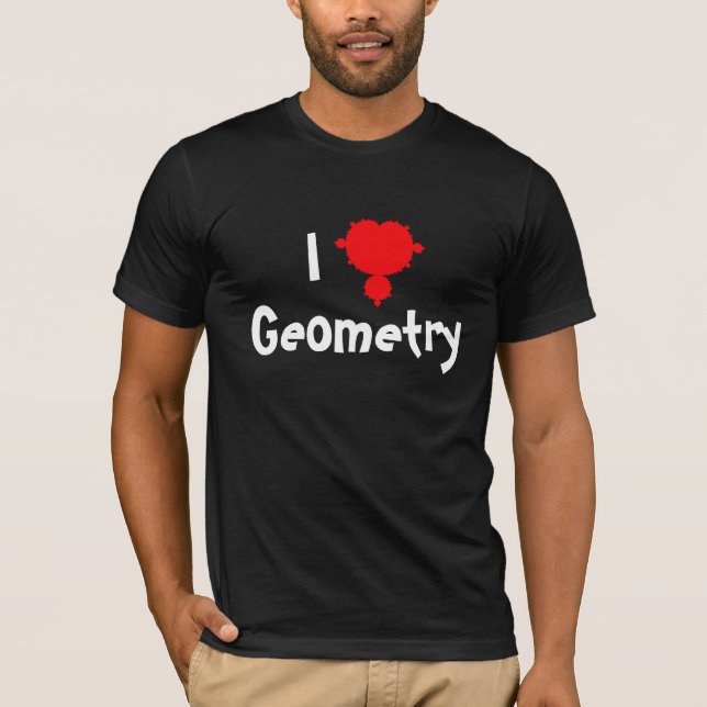 Camiseta Eu Amo Geometria (Frente)