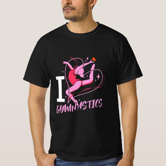 Camiseta Eu Amo Ginástica (Frente)