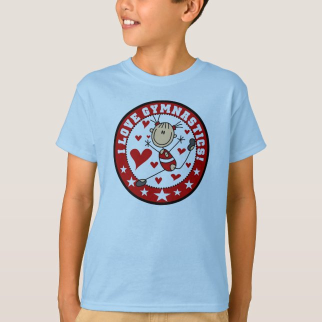 Camiseta Eu Amo Ginástica (Frente)