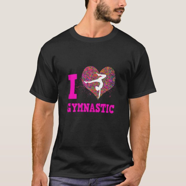 Camiseta Eu Amo Ginástica Clube de Esportes Ginástica de Ha (Frente)