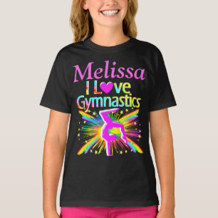 CAMISETA EU AMO GINÁSTICA PERSONALIZADA PARA CAMISEAR