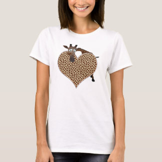 Camiseta Eu Amo Girafas