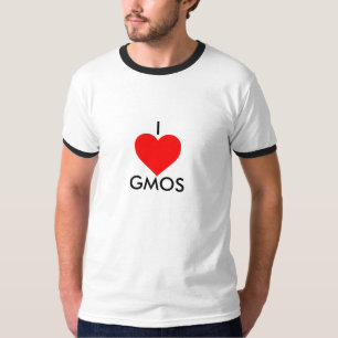 Camiseta EU AMO GMOS: Consciência da realidade