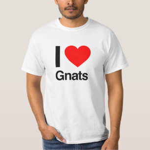 Camiseta eu amo gnats