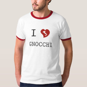 Camiseta Eu amo Gnocchi