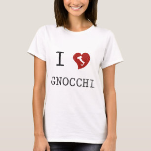 Camiseta Eu amo Gnocchi
