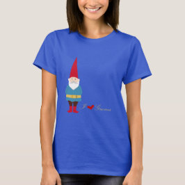 Camiseta Eu amo gnomos