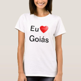 Camiseta eu amo Goiás