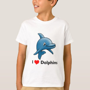 Camiseta Eu amo golfinhos