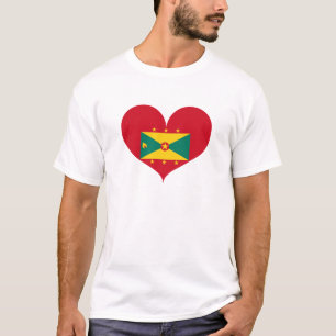 Camiseta Eu Amo Granada Flag