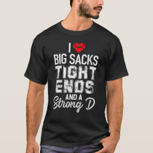 Camiseta Eu Amo Grandes Sacks Tight Ends E Futebol American