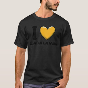 Camiseta Eu Amo Guadalajara México 3