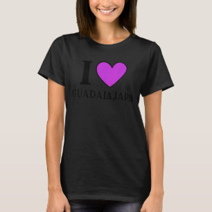 Camiseta Eu Amo Guadalajara, México Vacinação 2