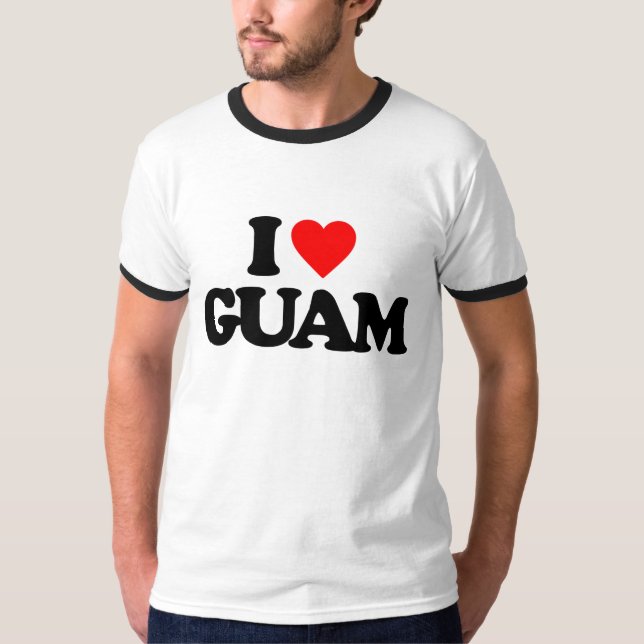 CAMISETA EU AMO GUAM (Frente)