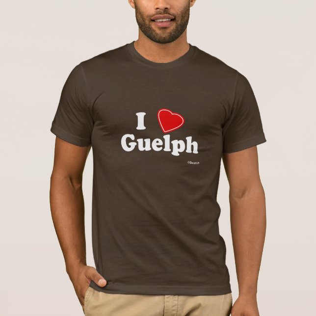 Camiseta Eu amo Guelph (Frente)