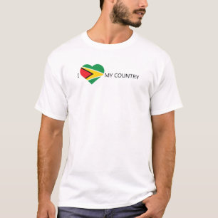 Camiseta Eu Amo Guiana
