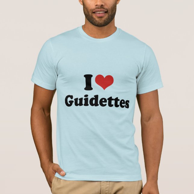 Camiseta Eu amo Guidettes (Frente)