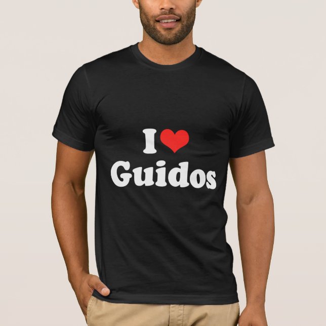 Camiseta Eu amo Guidos (Frente)