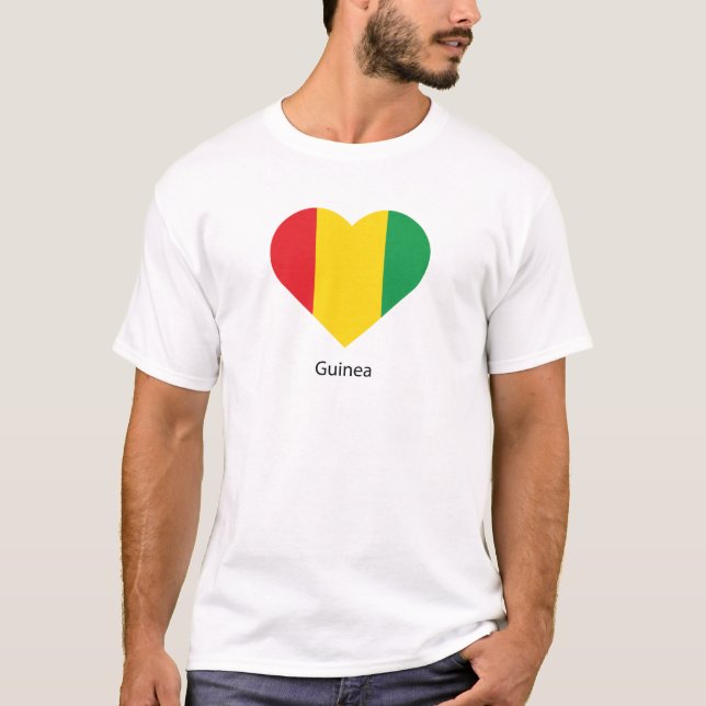 Camiseta Eu Amo Guiné (Frente)