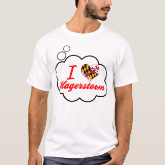 Camiseta Eu amo Hagerstown, Maryland