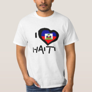 Camiseta Eu amo Haiti