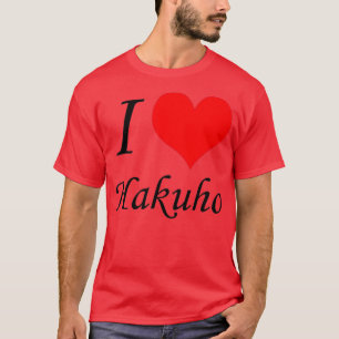 Camiseta Eu Amo Hakuho Sumo Luta T
