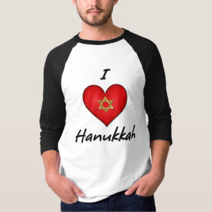 Camiseta Eu Amo Hanukkah