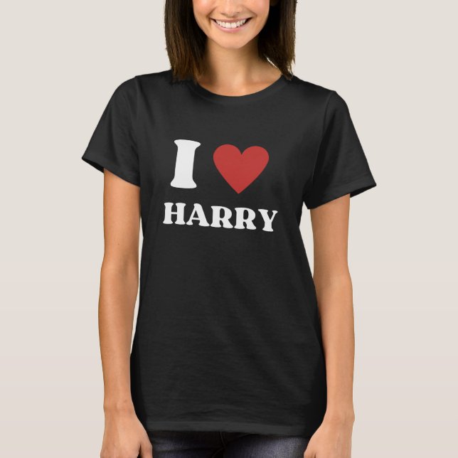 Camiseta Eu Amo Harry  (Frente)