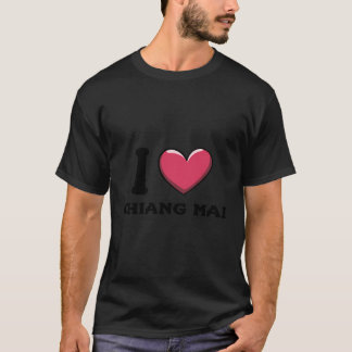 Camiseta Eu amo Heart Chiang Mai Thailand