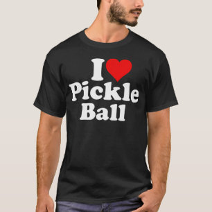 Camiseta Eu Amo Heart Pickle Ball