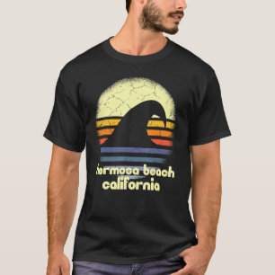 Camiseta Eu Amo Hermosa Beach Califórnia Onda do Oceano Ca