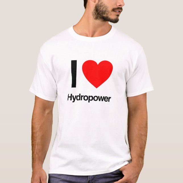 Camiseta eu amo hidroenergia (Frente)