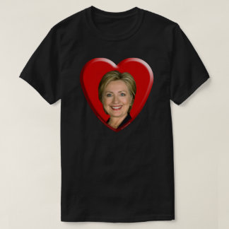 Camiseta Eu amo Hillary