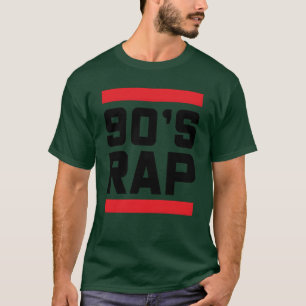 Camiseta Eu Amo Hip Hop dos Anos 90 Música Disco Rap Dança