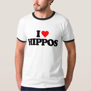 CAMISETA EU AMO HIPOPÓTAMOS
