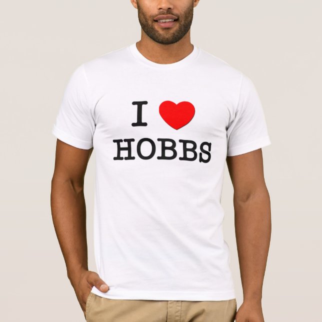 Camiseta Eu amo Hobbs (Frente)
