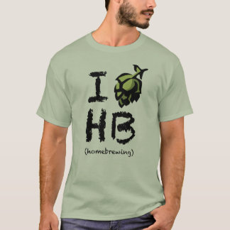 Camiseta Eu amo Homebrewing