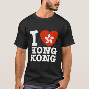 Camiseta Eu Amo Hong Kong