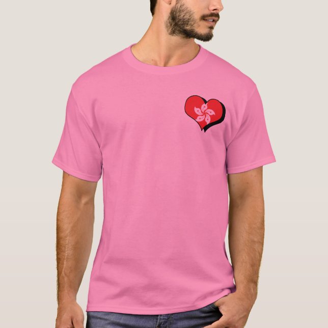 Camiseta Eu Amo Hong Kong (Frente)