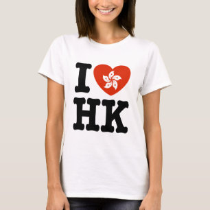 Camiseta Eu Amo Hong Kong