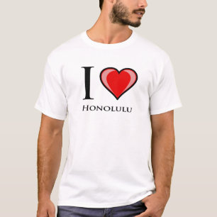 Camiseta Eu amo Honolulu