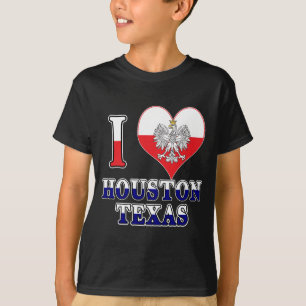 Camiseta Eu amo Houston Texas