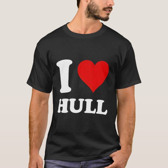 Camiseta Eu Amo Hull (Frente)