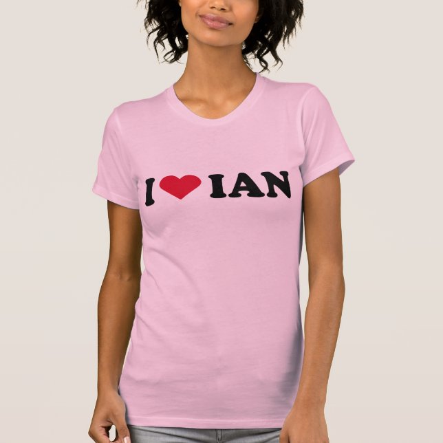 CAMISETA EU AMO IAN (Frente)